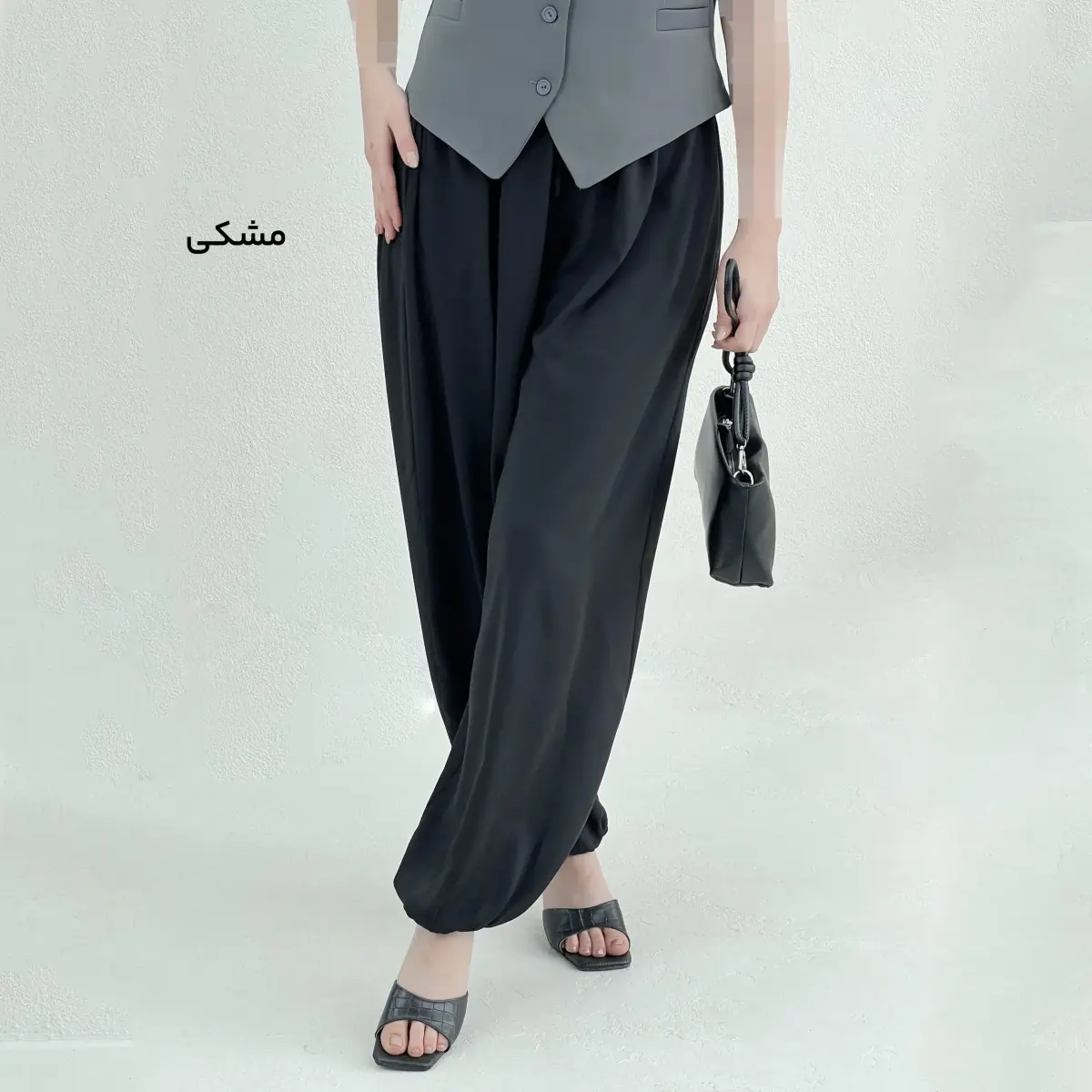 شلوار پارچه ای کرپ بالونی | آی بولک