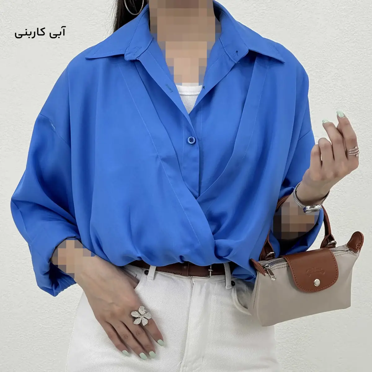 شومیز زنانه سیلک دو تیکه | آی بولک