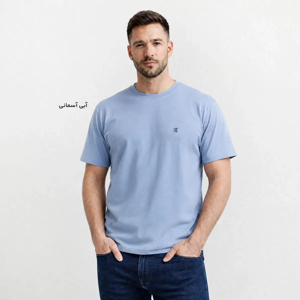 تیشرت مردانه نخ و پنبه بیسیک | آی بولک