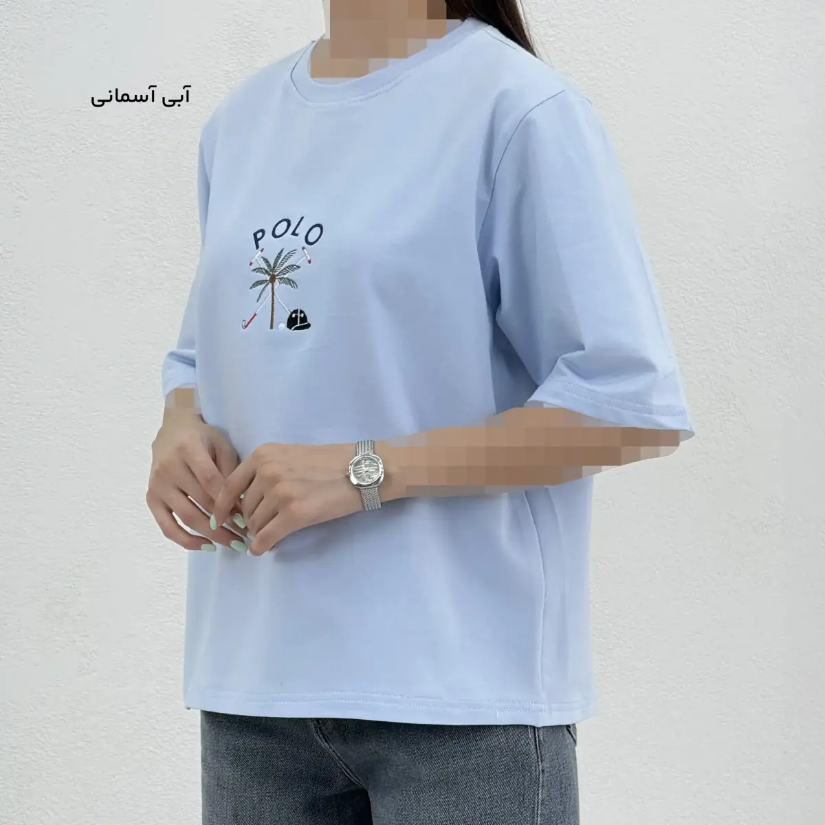تیشرت زنانه یقه گرد polo | آی بولک