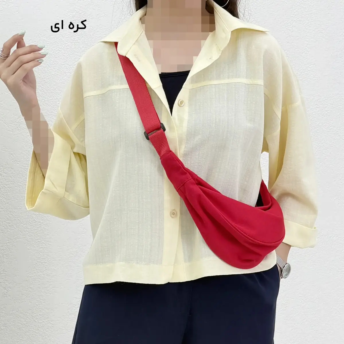 شومیز زنانه باکسی دلناز | آی بولک
