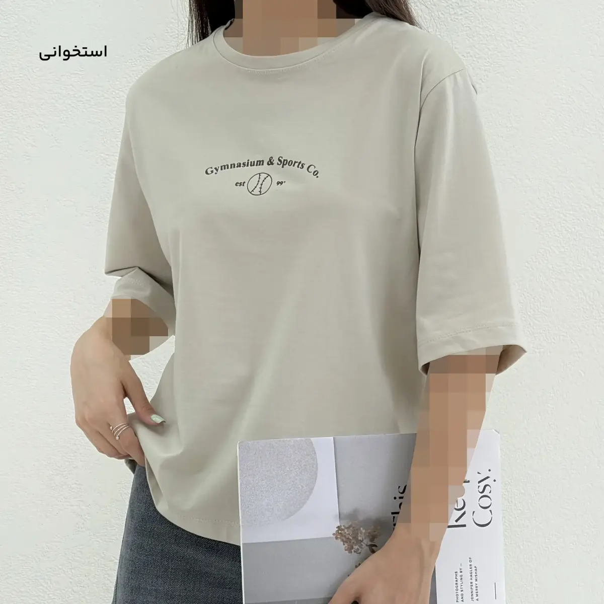 تیشرت زنانه طرح بیسبال | آی بولک