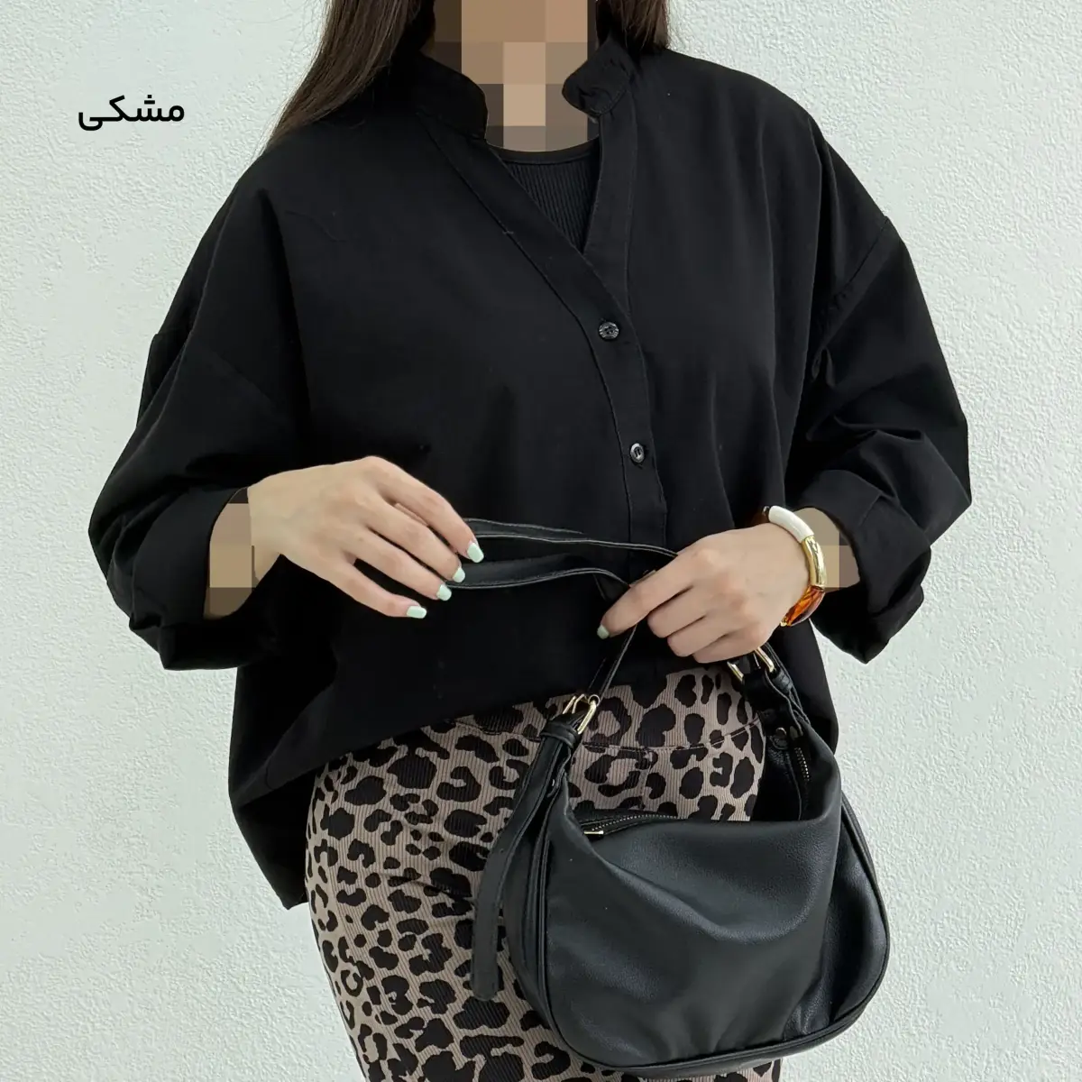 شومیز زنانه لینن یقه فرنچ | آی بولک