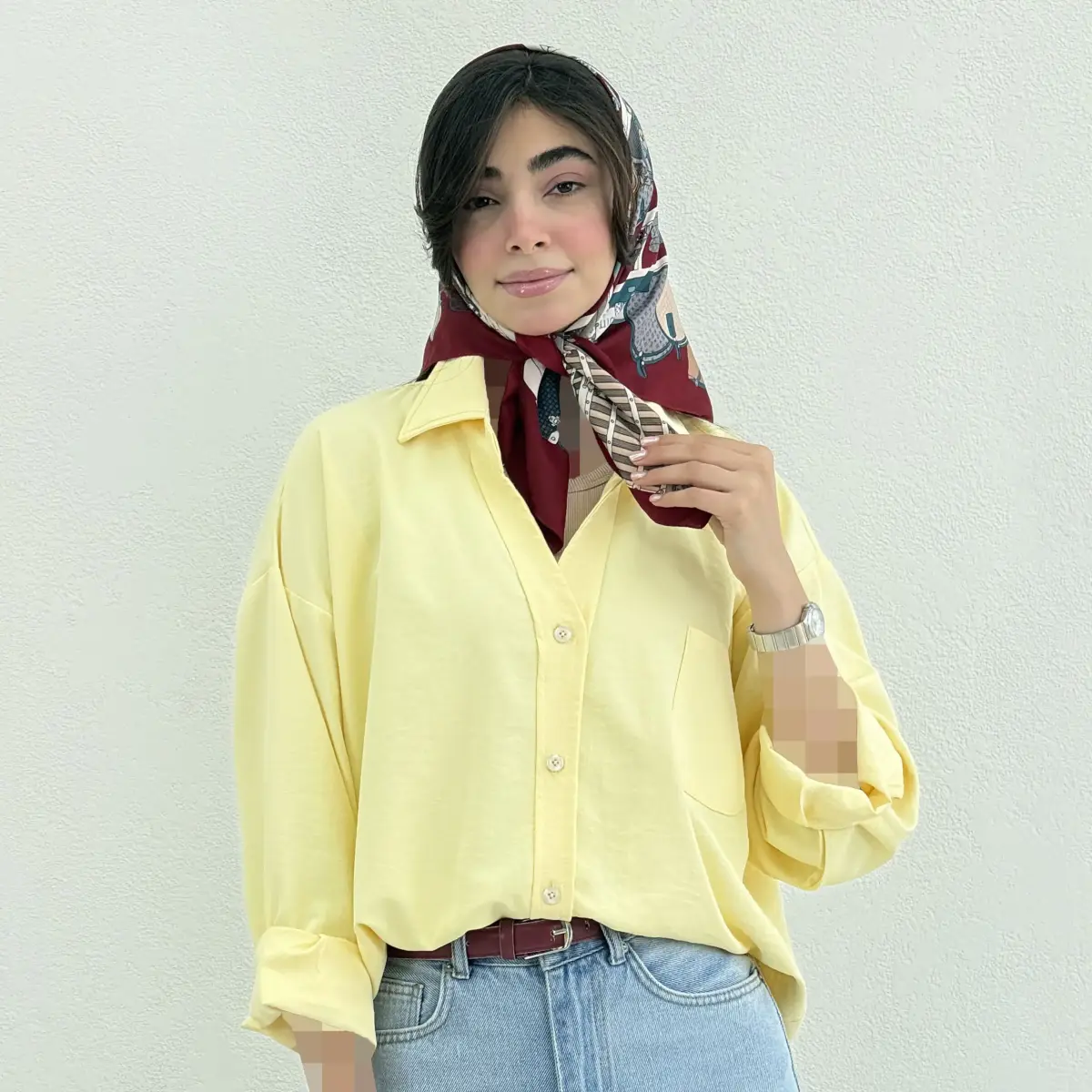 شومیز زنانه سیلک لیندا | آی بولک