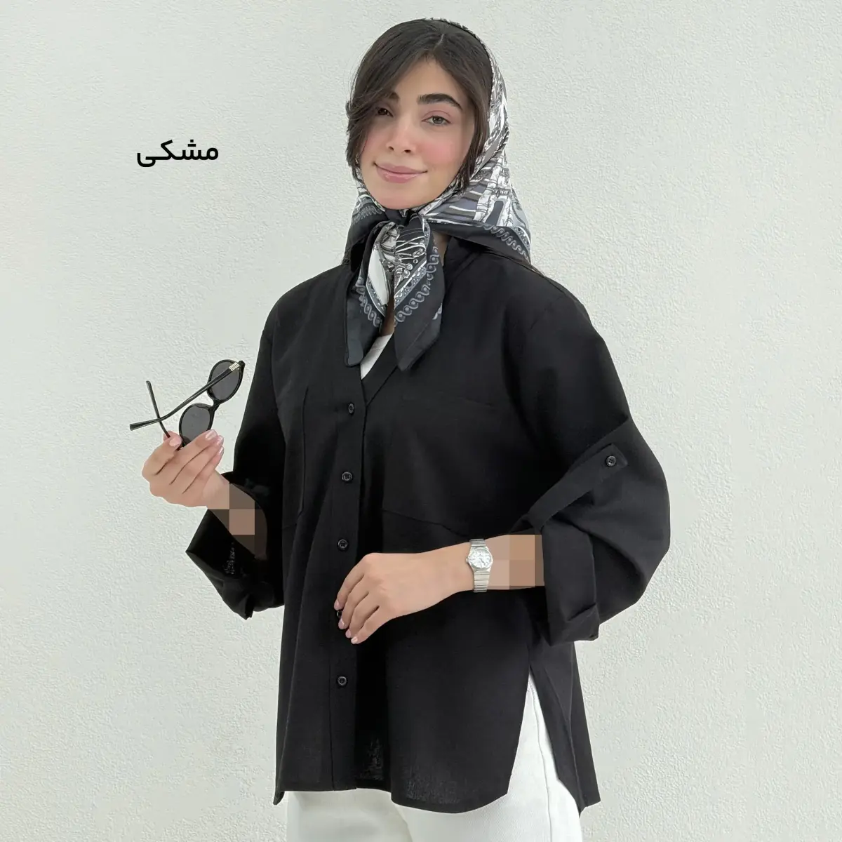 شومیز زنانه لینن دوجیب | آی بولک
