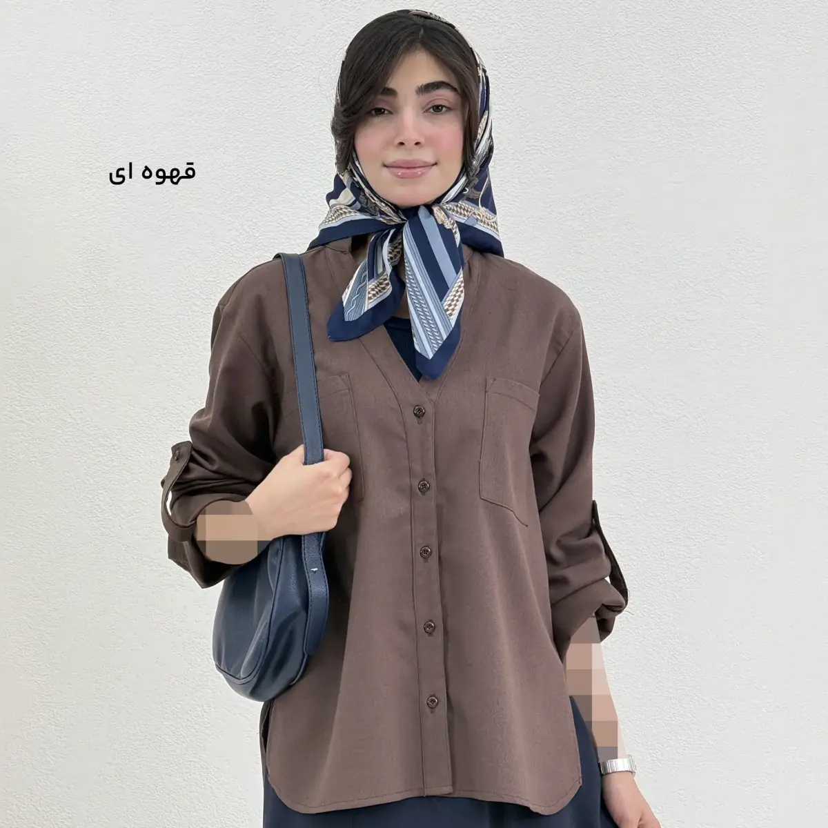 شومیز زنانه لینن دوجیب | آی بولک