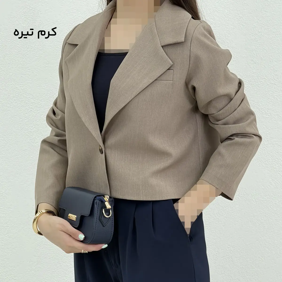 کت زنانه کراپ ترندی | آی بولک