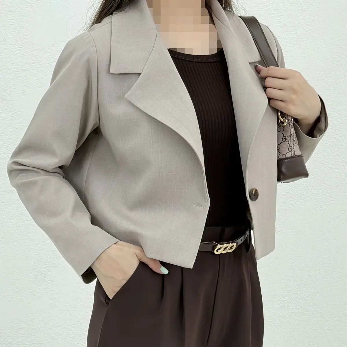کت زنانه کراپ ترندی | آی بولک