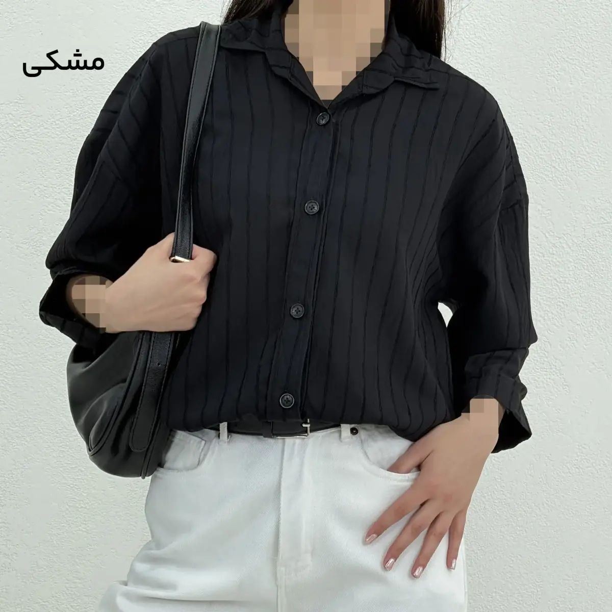 شومیز زنانه پری یقه مردانه | آی بولک