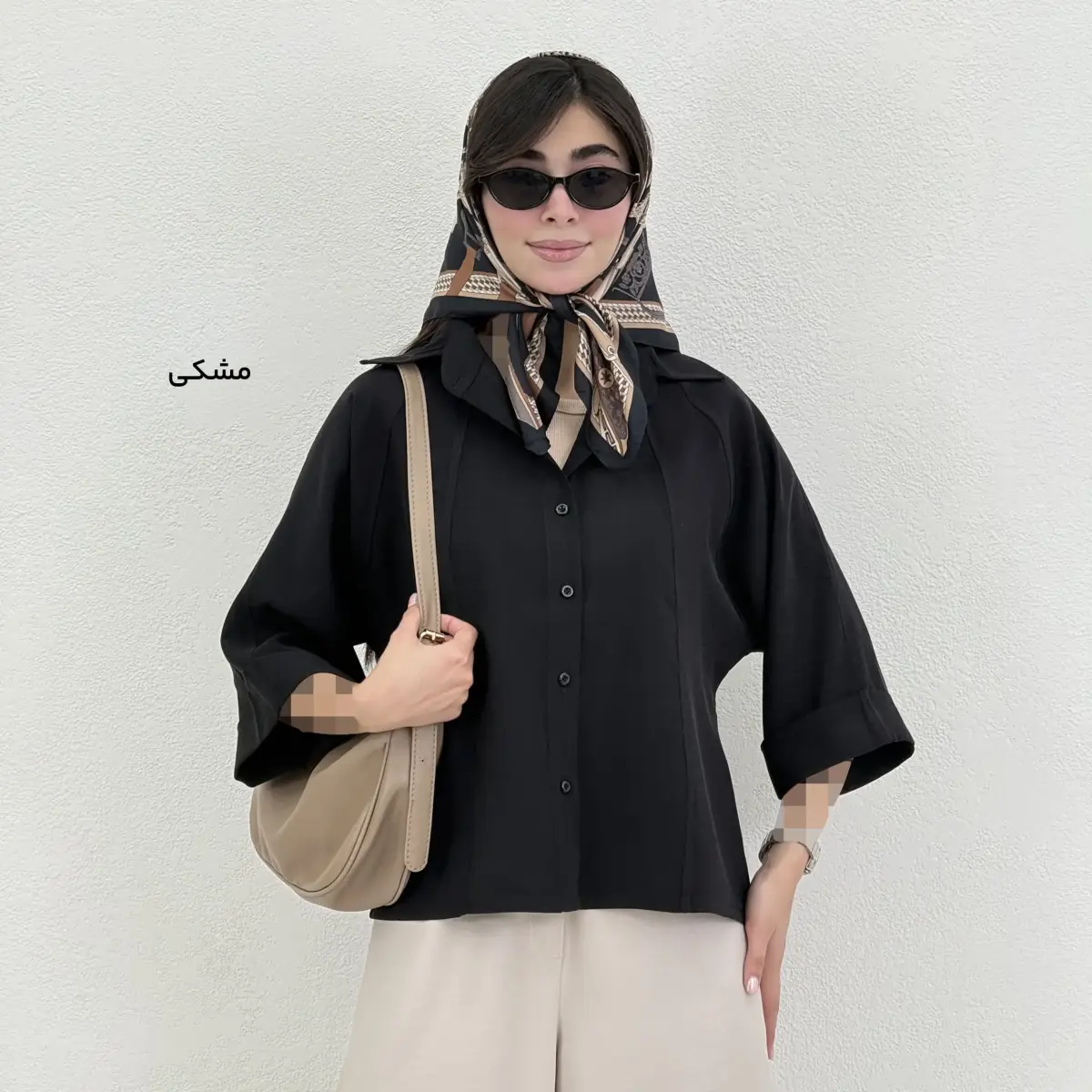شومیز زنانه سیلک آستین دوبل | آی بولک