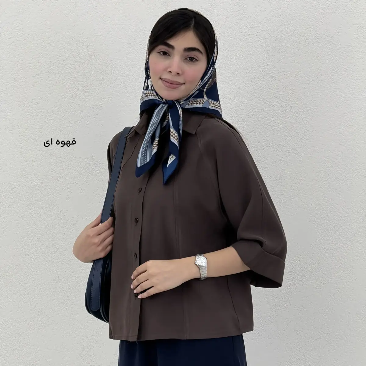 شومیز زنانه سیلک آستین دوبل | آی بولک