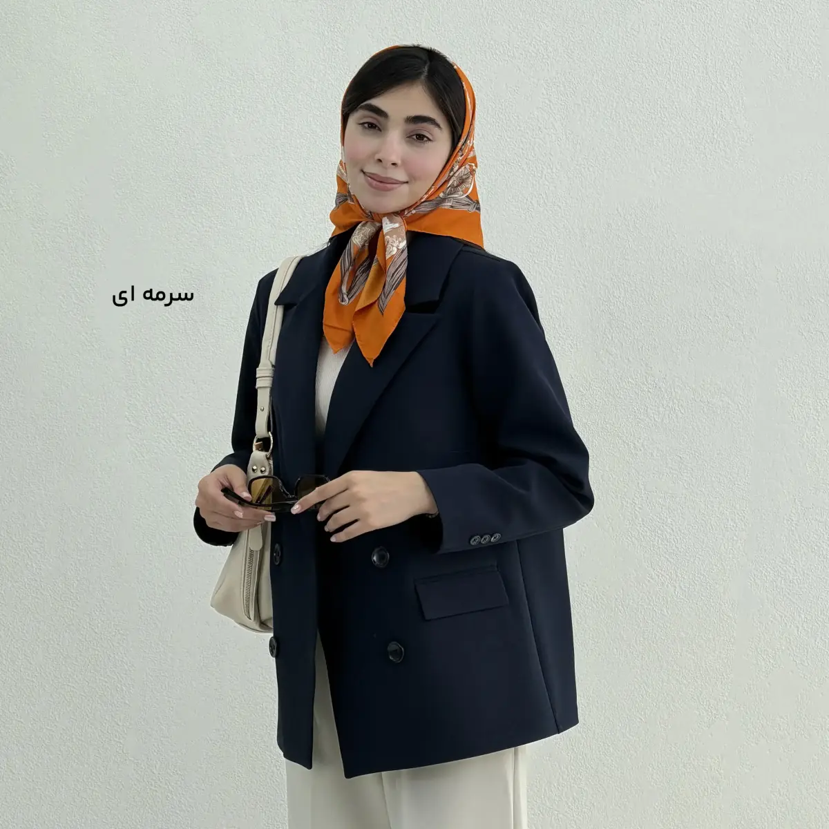 کت زنانه کلاسیک چهار دکمه کرپ | آی بولک