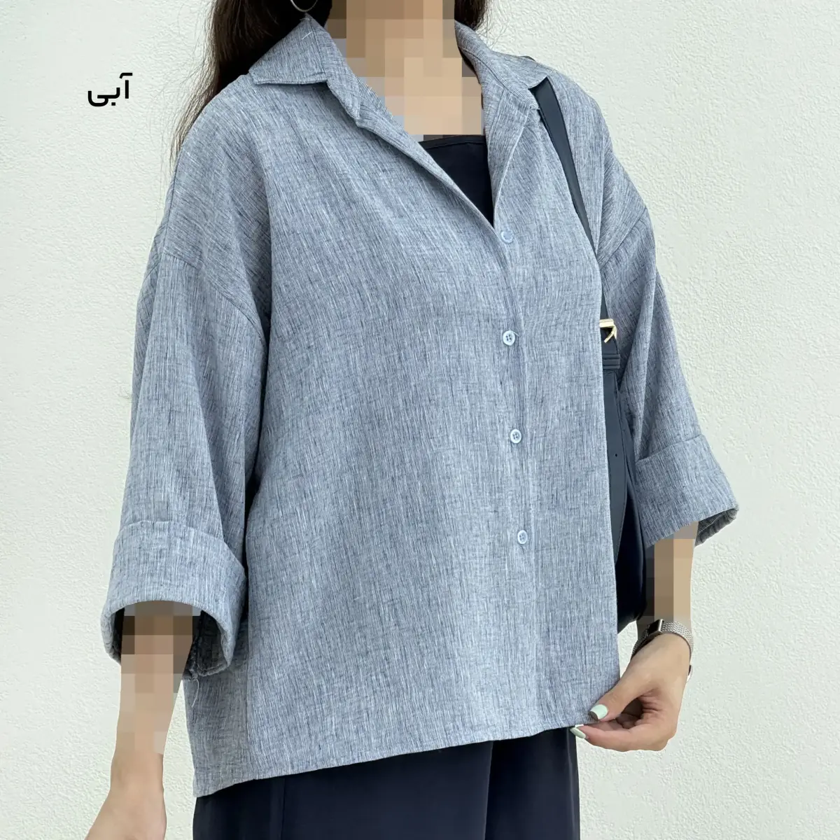 شومیز زنانه لینن زارا  آستین دوبل | آی بولک
