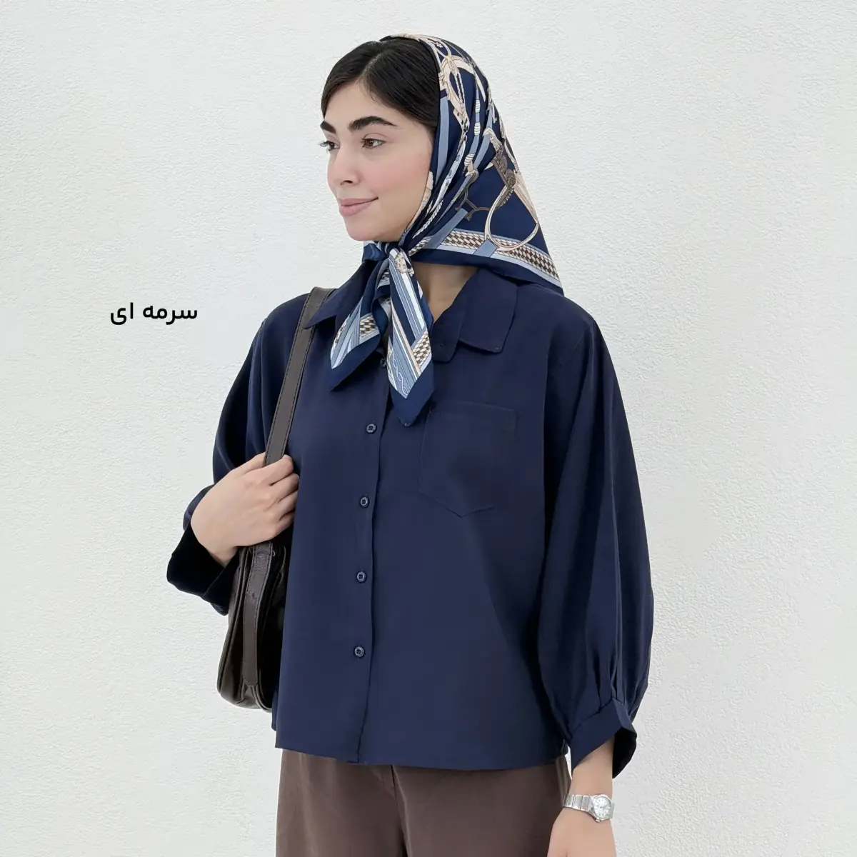 شومیز زنانه سیلک جلو جیب | آی بولک