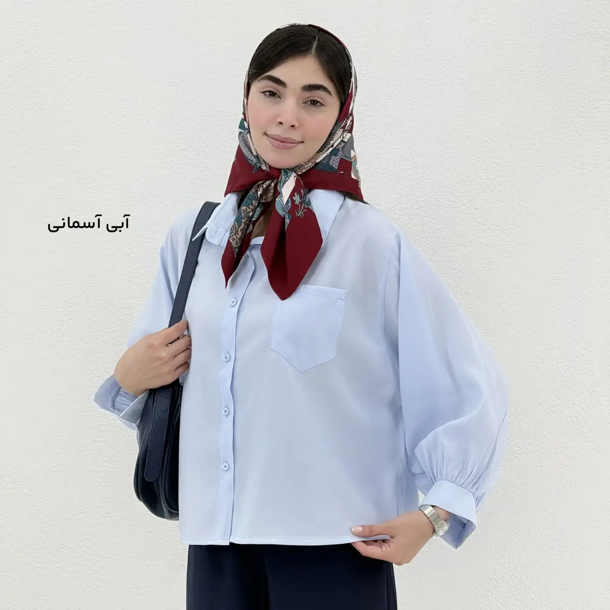 شومیز زنانه سیلک جلو جیب | آی بولک