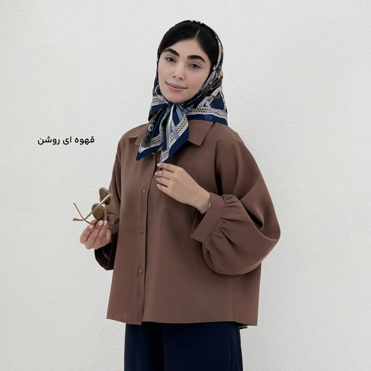 شومیز زنانه سیلک جلو جیب | آی بولک