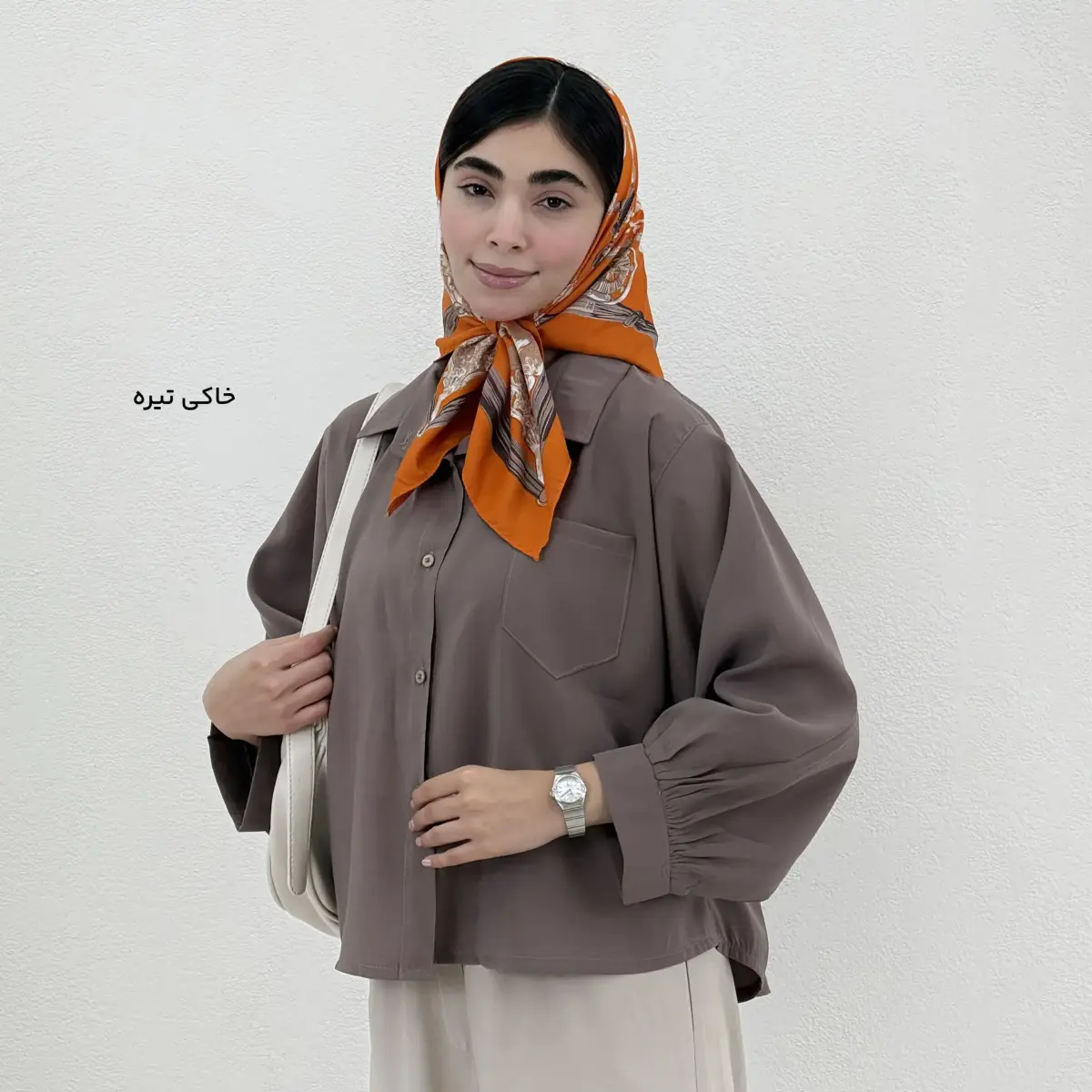 شومیز زنانه سیلک جلو جیب | آی بولک