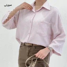 شومیز زنانه لینن یقه مردانه | آی بولک