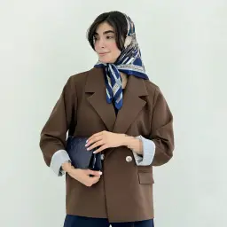 کت زنانه کرپ دکمه نما | آی بولک
