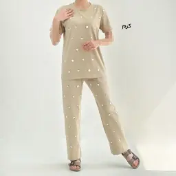 ست زنانه تیشرت شلوار بره ابری | آی بولک