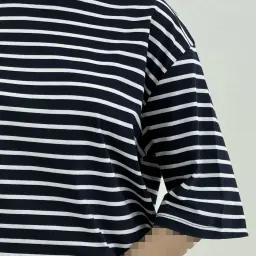 تیشرت زنانه راه راه یقه گرد | آی بولک