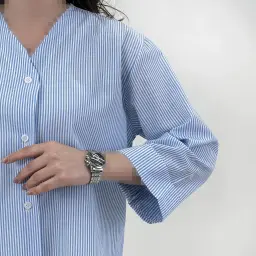 شومیز زنانه راه راه آستین دوبل | آی بولک