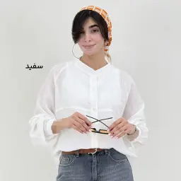 شومیز زنانه قواره دار یقه فرنچ پری | آی بولک