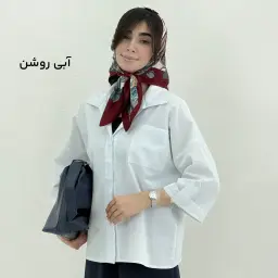 شومیز زنانه لینن پشت دکمه | آی بولک