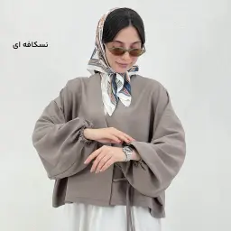 شومیز زنانه قواره دار سیلک بغل بندی | آی بولک