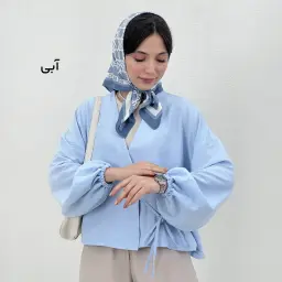 شومیز زنانه قواره دار سیلک بغل بندی | آی بولک