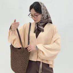 شومیز زنانه قواره دار سیلک بغل بندی | آی بولک