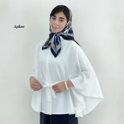 شومیز زنانه  سیلک یقه فرنچ | آی بولک