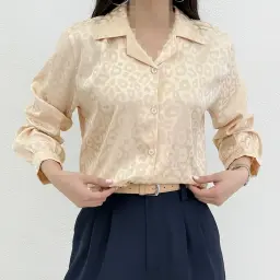 شومیز زنانه ساتن طرحدار | آی بولک