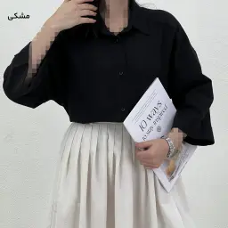 شومیز زنانه لینن آستین پاکتی | آی بولک