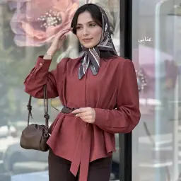 شومیز زنانه سیلک کمرکش | آی بولک