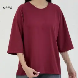 تیشرت زنانه باکسی ساده رنگی | آی بولک