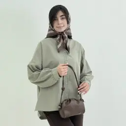 شومیز زنانه لینن یقه فرنچ | آی بولک