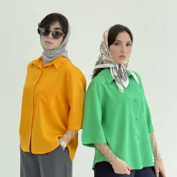 شومیز زنانه سیلک بیسیک رنگی | آی بولک
