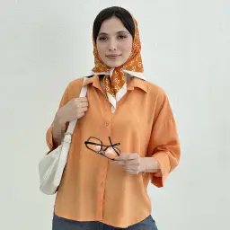 شومیز باکسی زنانه یقه مردانه NR | آی بولک