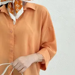 شومیز باکسی زنانه یقه مردانه NR | آی بولک