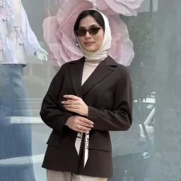 کت زنانه کرپ بزیاق دیور | آی بولک