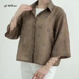 شومیز زنانه طرح شکوفه بهار | آی بولک
