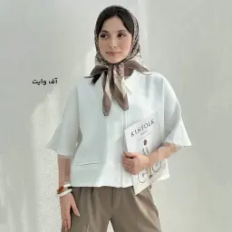 کت زنانه کرپ جلو زیپ مینیمال | آی بولک