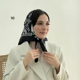 مینی اسکارف زنانه طرح زنجیری | آی بولک