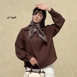 شومیز زنانه لینن ساده رنگی | آی بولک
