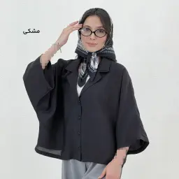 شومیز زنانه سیلک پری یقه انگلیسی | آی بولک