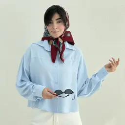 شومیز زنانه لینن زارا ساده رنگی | آی بولک