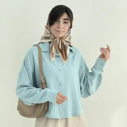 شومیز زنانه لینن زارا ساده رنگی | آی بولک