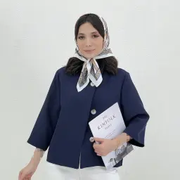 کت زنانه کرپ جیب نما | آی بولک