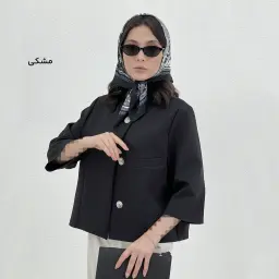 کت زنانه کرپ جیب نما | آی بولک